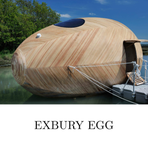 Architettura in legno: Exbury Egg, l’uovo galleggiante